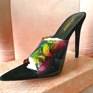 Steletto multi color Mules